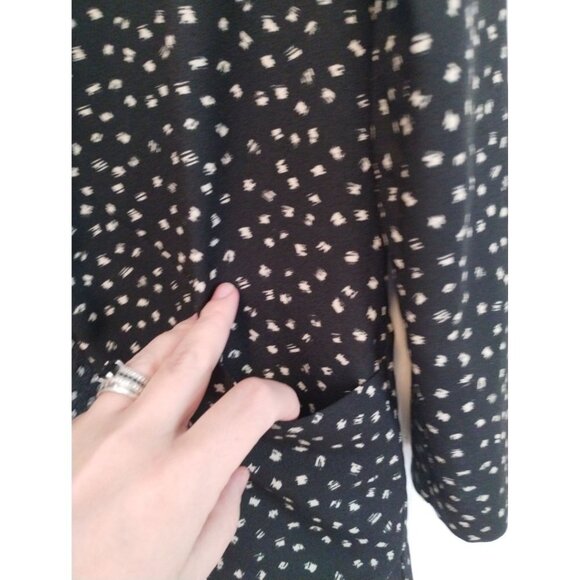 Elodie black open front blazer style cardigan - Picture 3 of 8